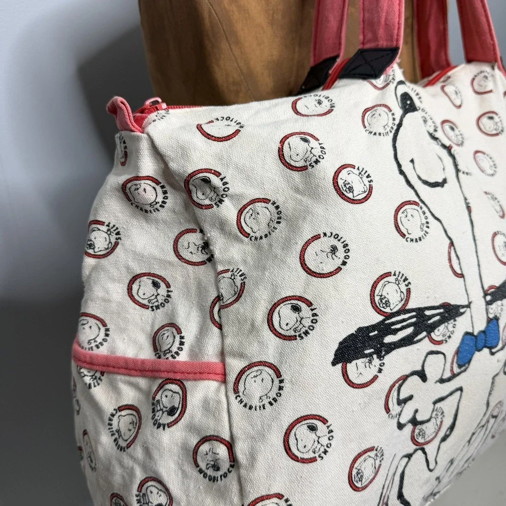 80s Vintage Charlie Brown Peanuts travel duffle bag
